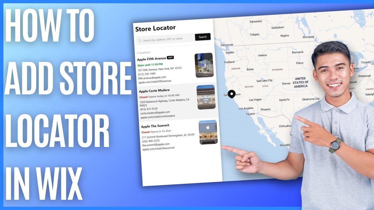 How to Add Store Locator in Wix [For FREE] - YouTube