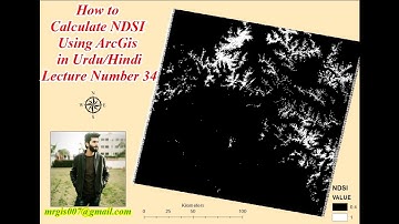 How to calculate NDSI using ArcGis in urdu/hindi || Lecture Number 34