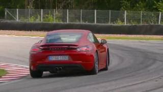 New 2016 718 porsche cayman s - on track footage