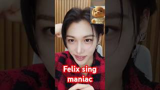 Felix sing  maniac💚💚💚 #felix #straykids