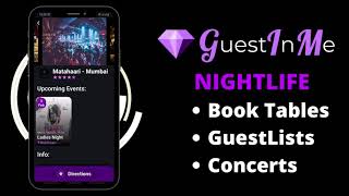 GuestInMe Nightlife App | Clubs, Bars and Concerts | Guestlists, Table Booking screenshot 4