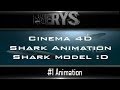 1 animation  shark animation on cinema 4d 