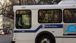 Nycta New Flyer D60Hf 5617, 1103, 1101 & 5614 On The M79 79Th Street