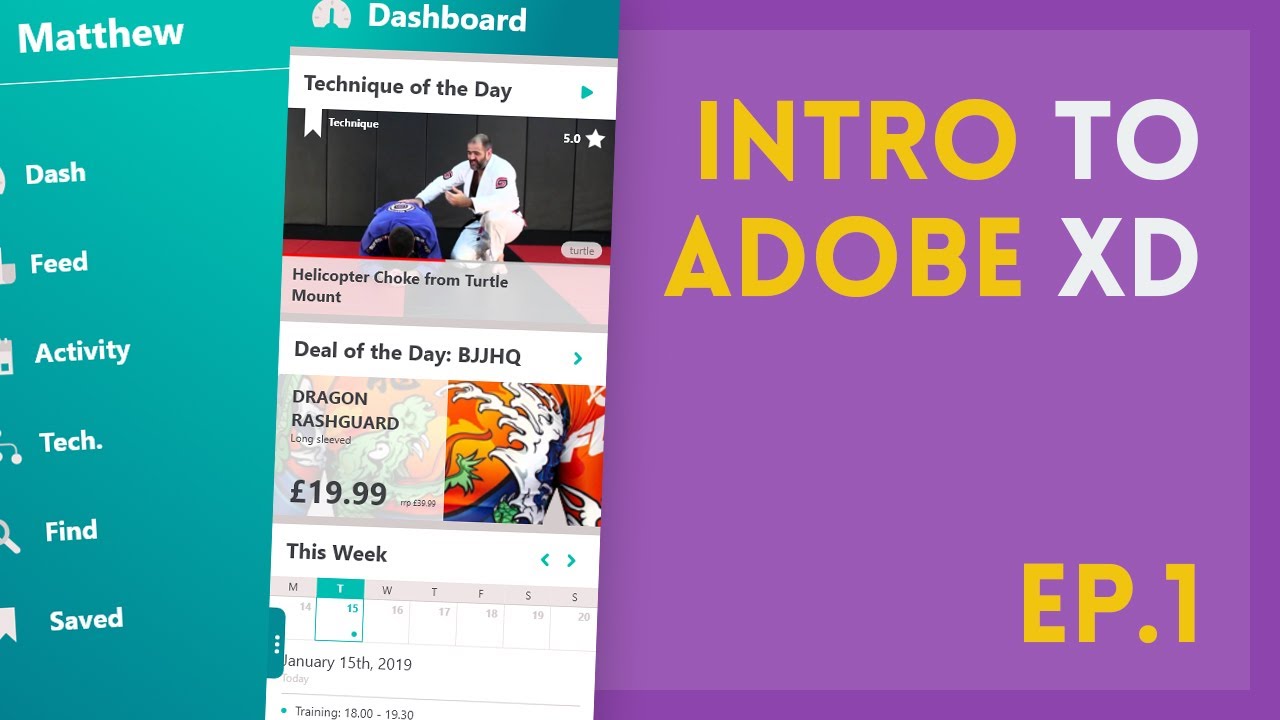 Intro to Adobe XD CC [1/3] | Tutorial - YouTube