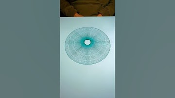 Watch till the end to see the magic of this perfect circle! #spirographshr #satisfying #art #usa