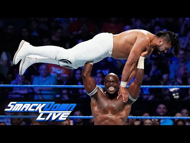 Apollo Crews vs. Andrade: SmackDown LIVE, July 2, 2019 class=