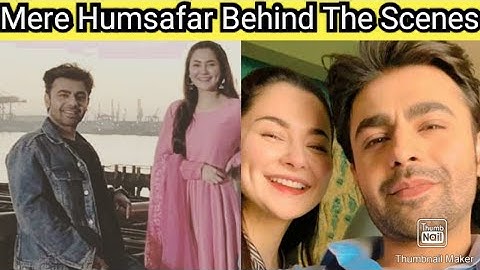 Mere Humsafar behind the scenes | Hala & Hamza