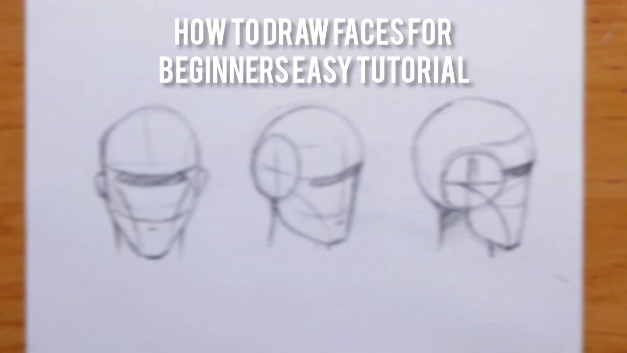 how to draw faces for beginners easy tutorial #drawing #art - YouTube