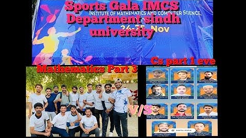 My new vlog | Sport gala At sindh university | Mathematics part 3 vs cs part 1 evening #vlog #video 