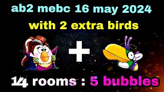 Angry birds 2 mighty eagle bootcamp Mebc 16 may 2024 with 2 extra birds Matilda+hal #ab2 mebc today