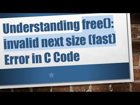Understanding free(): invalid next size (fast) Error in C Code