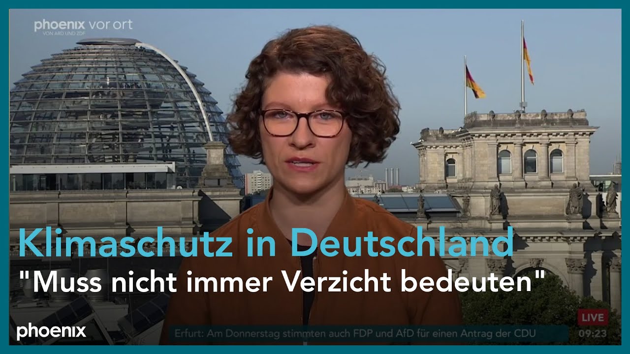 phoenix nachgefragt mit Ann-Kathrin Büüsker (DLF) u.a. zu Fridays for ...