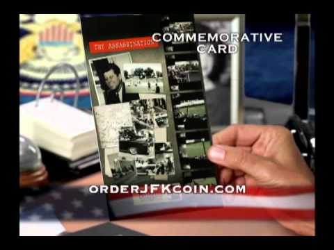 JFK Memorial 24K Gold Coin Official Commercial