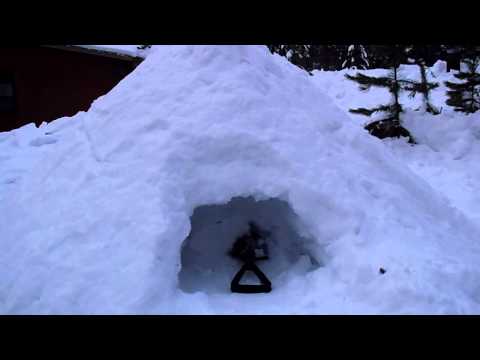 Como fazer uma parte neve caverna 1