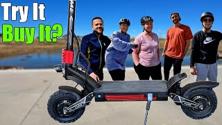 I asked my neighbors to try a $2,000 PERFORMANCE SCOOTER