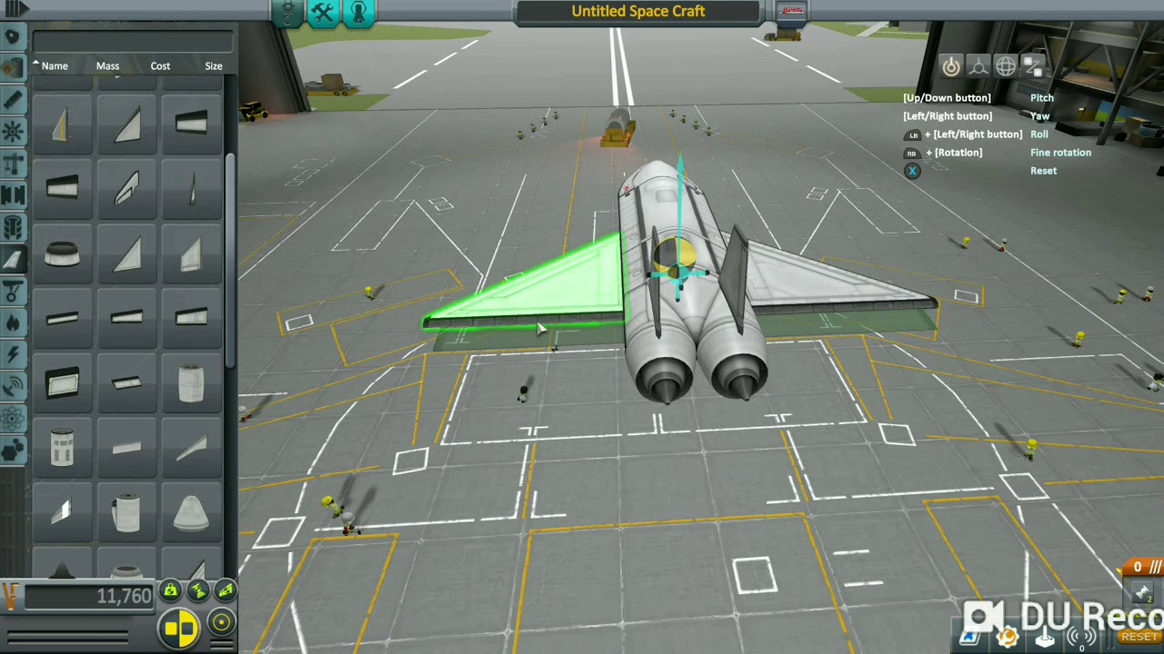 How to make a basic MK2 plane in Kerbal Space Program YouTube