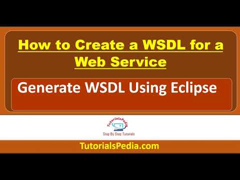 WSDL Tutorial | How to Generate WSDL file in Eclipse | Create WSDL Using Eclipse | WSDL Generation