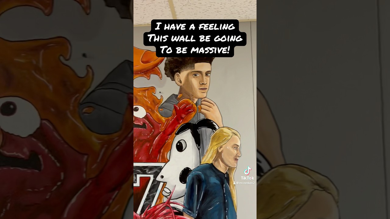 Check out my meme mural playlist!  Start from day 1 and enjoy 20 mins of memes. 