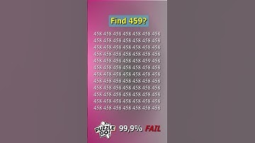 Tell me where 459? | Math Puzzle #shorts #different #puzzles #opticalillusion