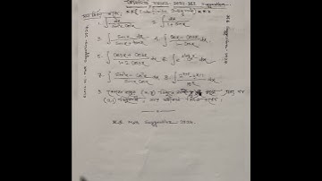 CLASS 12 MATH SUGGESTION 2024/ INDEFINITE INTEGRAL#অনির্দিষ্ট সমাকল