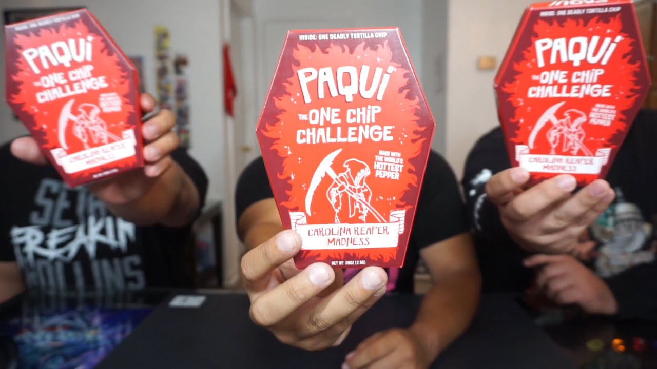 Paqui One Chip Challenge [Carolina Reaper Pepper] YouTube