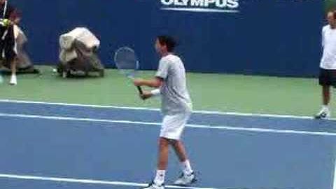 Tim Henman At The 2007 US Open