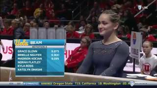 Norah Flatley Ucla 2019 Beam Vs Utah 9.9