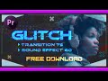 【Premiere Pro《無料》】75種類のグリッチトランジションが無料で使える『Free 75 Glitch Transition Presets』を紹介!! 60種類のグリッチSEも無料配布!?