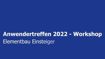 Elementbau Einsteiger