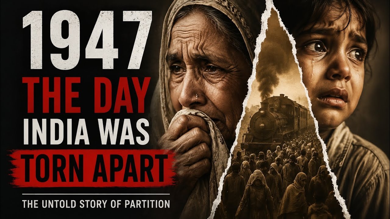 1947 THE DAY INDIA WAS TORN APART 🤯😰😭💔#HistoryDocumentary#1947#IndiaPakistan#HistoryFacts#viral 