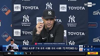Aaron Boone discusses game against Mets