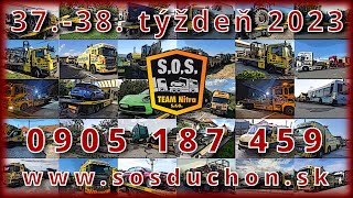 37.-38. týždeň 2023 - SOS DUCHOŇ odťahová služba NONSTOP 0905 187 459 www.sosduchon.sk