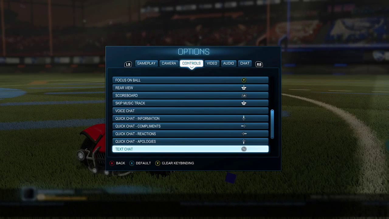 Rocket League - Pro controller settings -