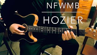 How to play NFWMB by Hozier on guitar  fingerstyle guitar lesson
