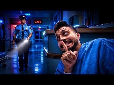 یواشکی شب توی درمانگاه قایم شدم 🤫