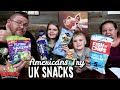 Americans Try MORE UK Snacks! || Foreign Food Friday