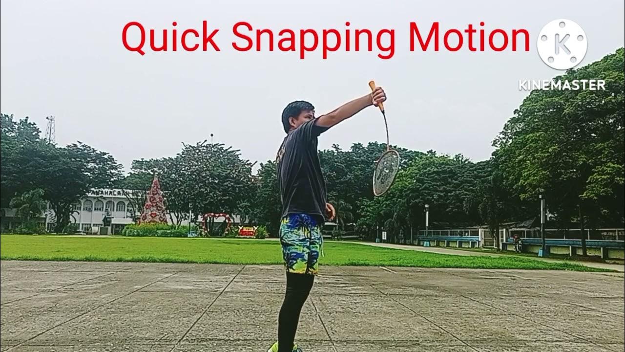 Importance of Wrist Action or Wrist snap in Badminton YouTube