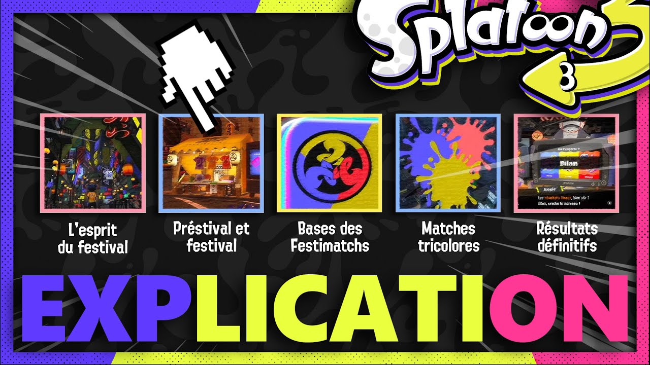 COMMENT FONCTIONNE LES SPLATFESTS DE SPLATOON 3 EXPLICATION YouTube