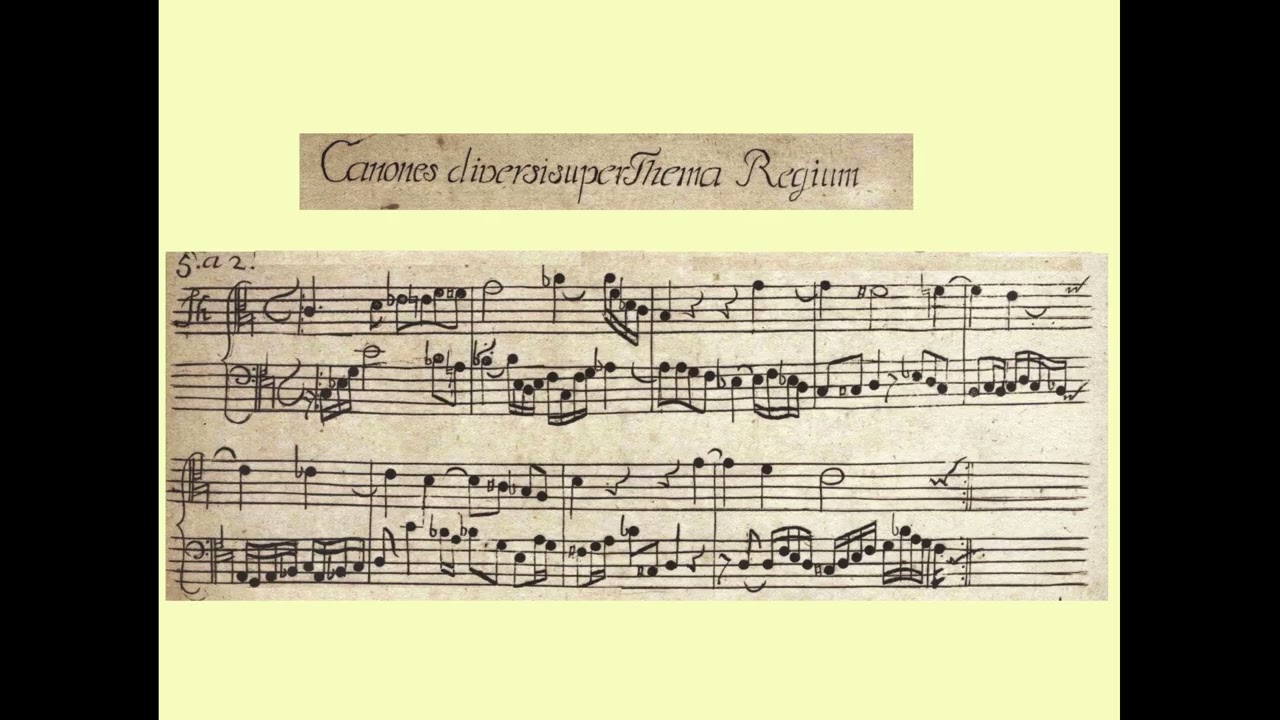 Canon 5 from THE MUSICAL OFFERING