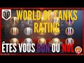 Wot fr nouvelle statistique  wtr  tes vous bon ou mauvais  world of tanks franais