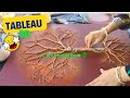 Tableau en 3d peinturedecoration lartcologique   recyclage diy  art