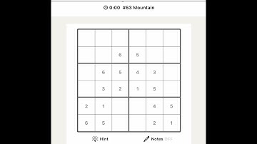 LinkedIn Sudoku Puzzle #63 Today