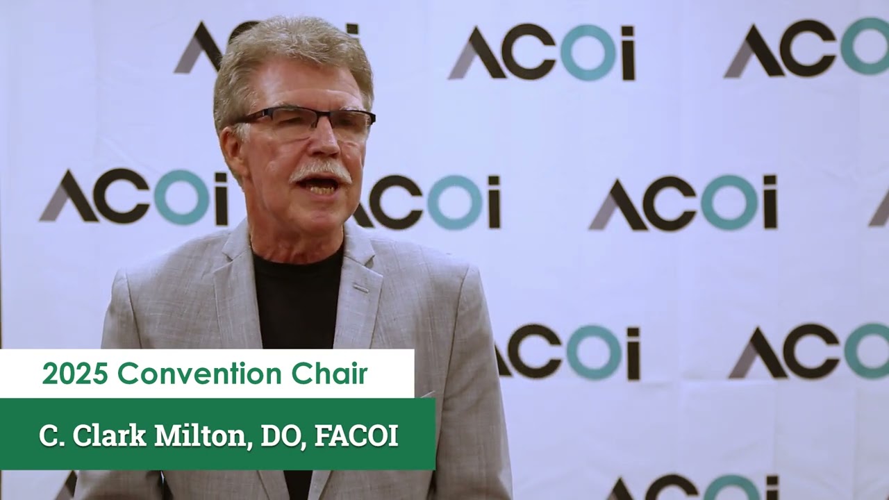 ACOI 2025 Program Chair C. Clark Milton, DO, FACOI
