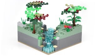LEGO Hillside Creek MOC
