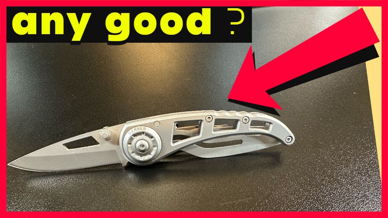 Gerber Ripstop Fine Edge Gerber Ripstop I Knife, Fine Edge Stainless Steel - YouTube