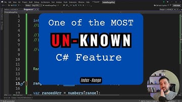 One of the Most UN-Known Feature in C#