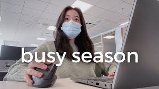 week in the life of a big 4 audit accountant during busy season | VLOG