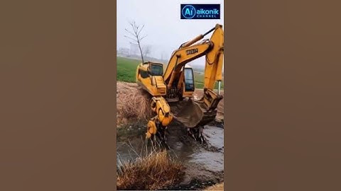 Excavator in Trouble? Watch It Transform into a Rescue Robot!