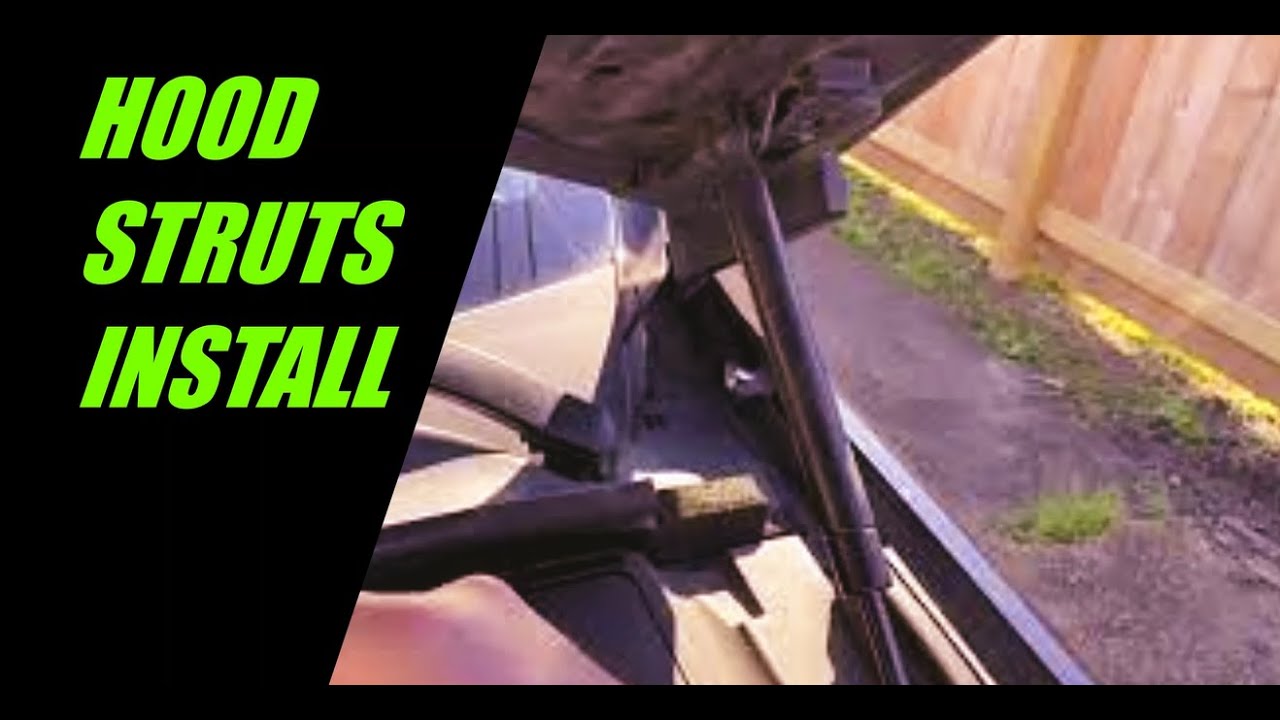 Installing Hood Struts G37 YouTube