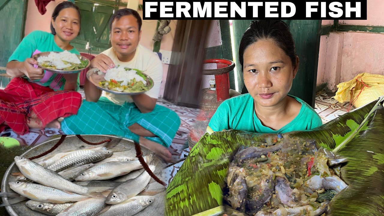 Cooking and Mukbang with Fermented Fish Recipe | Eating with Husband ...